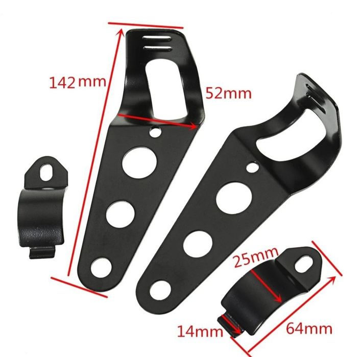 Фарове за мотор чопър бобър, стойка за фар