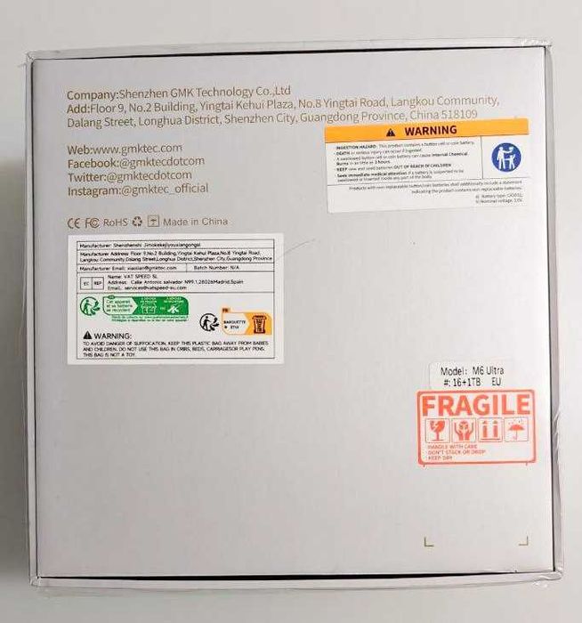 GMKtec NucBox M6 Ultra AMD Ryzen™ 5 7640HS MiniPC 16Gb RAM 1Tb SSD nou