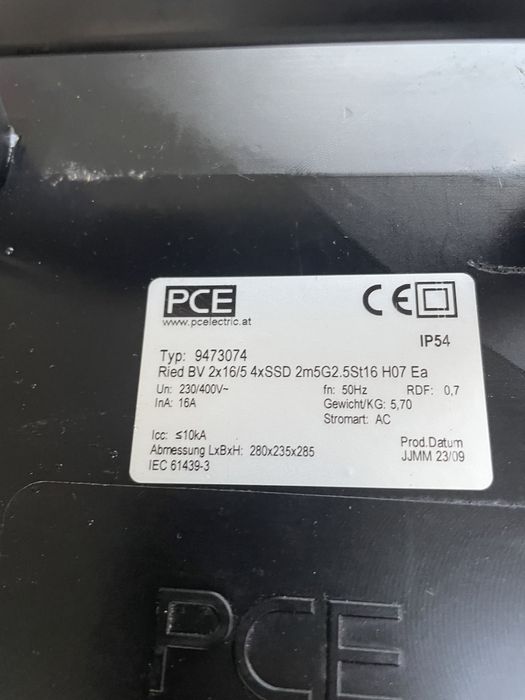 Panou electric pt santier