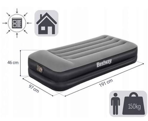 Надувной кровать( 191х97х46). Бесплатно доставка