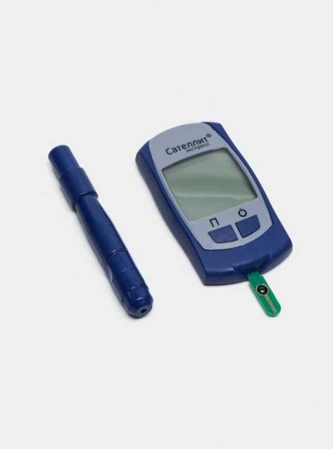 Глюкометр cателлит экспресс 25полосок ручка, ланцеты. Доставка от 1дня