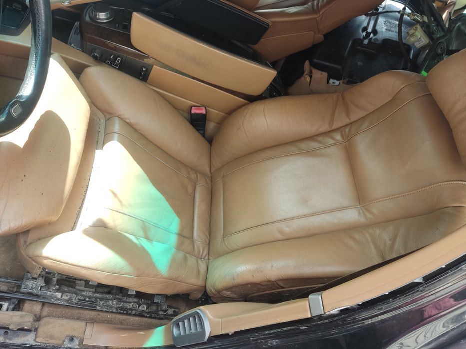 Сиденья BMW e65 в родной коже