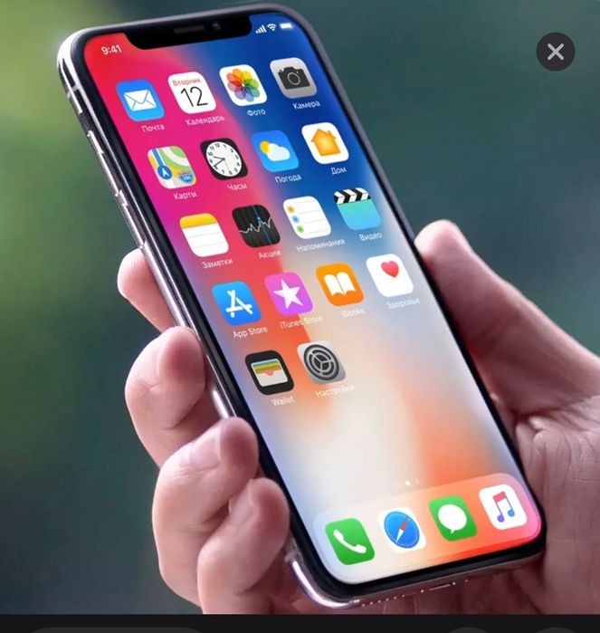 iPhone X silver 64gb айфон apple