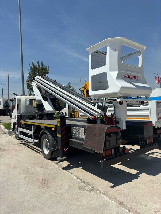 Телескопическая вышка – 18 и 22 м   ISUZU NPR75K