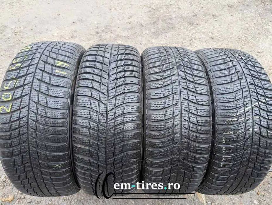SET 4 Anvelope Iarna 205/55 R16 BRIDGESTONE Blizzak ras