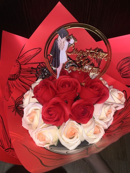 Buchet trandafiri din sapun