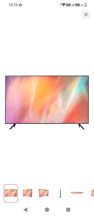 Телевизор SAMSUNG UE50AU7100