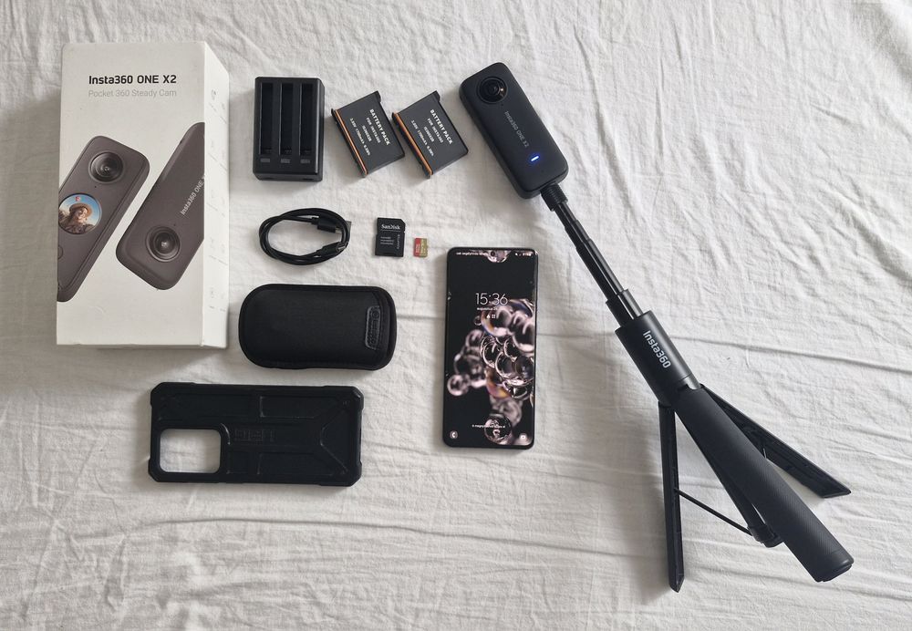 Insta360 ONE X2 + Telefon Samsung Galaxy S20 Ultra 5G