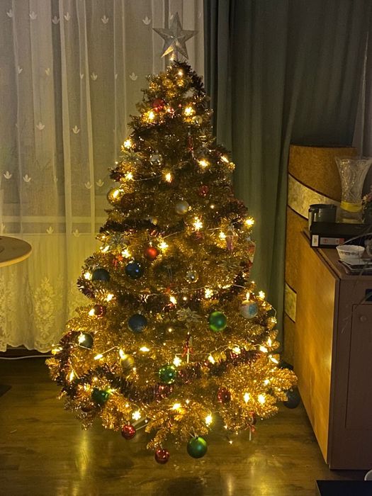 Brad artificial auriu 180 cm