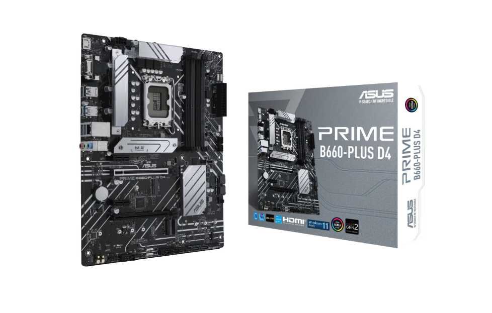 Placa de baza ASUS PRIME B660-PLUS D4, Socket 1700