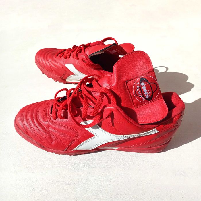 Diadora - ghete fotbal din piele cu crampoane