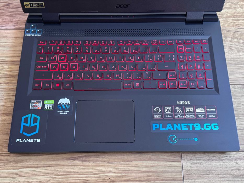 17.3 2k 165Hz 3ms Acer Nitro`Ryzen 7-6800H/RTX 3050Ti/16GB DDR5/512GB NVMe/QHD 2560x1440