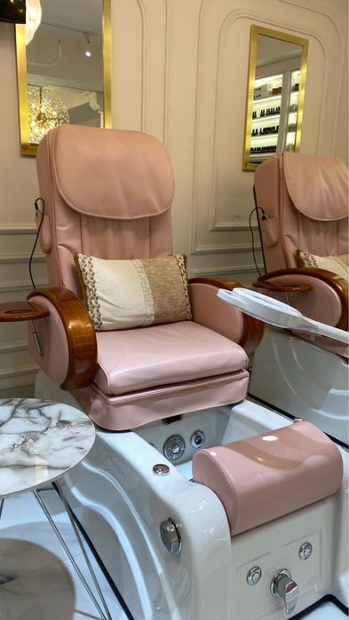 Кресло для педикюра, цвет розовый