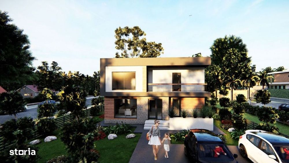 Proiect deosebit! 3 BAI! Vila 4 camere, 120 mp utili, Breazu