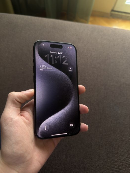 iPhone 15 Pro, 128 GB, blue titanium