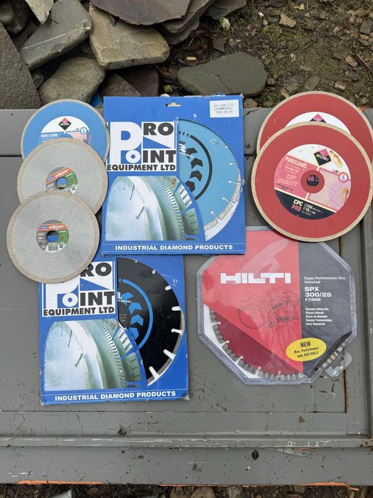 Discuri diamantate Rubi si burghie hilti si bosch