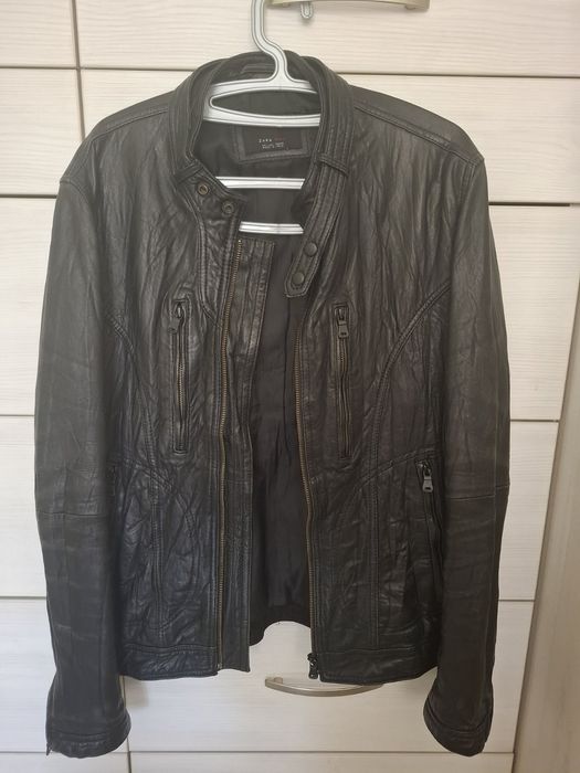 Мъжко кожено яке ZARA/Зара