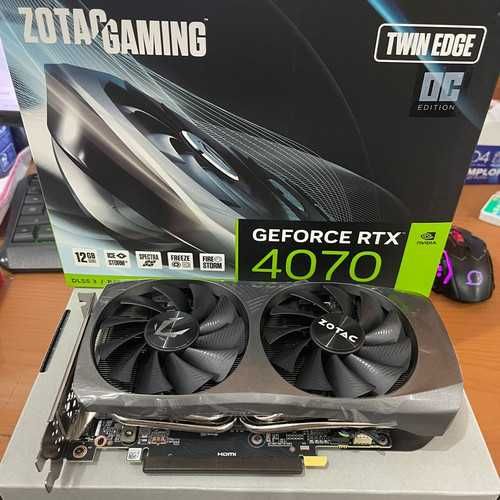 Видеокарта GeForce ZOTAC RTX 4070 Twin Edge