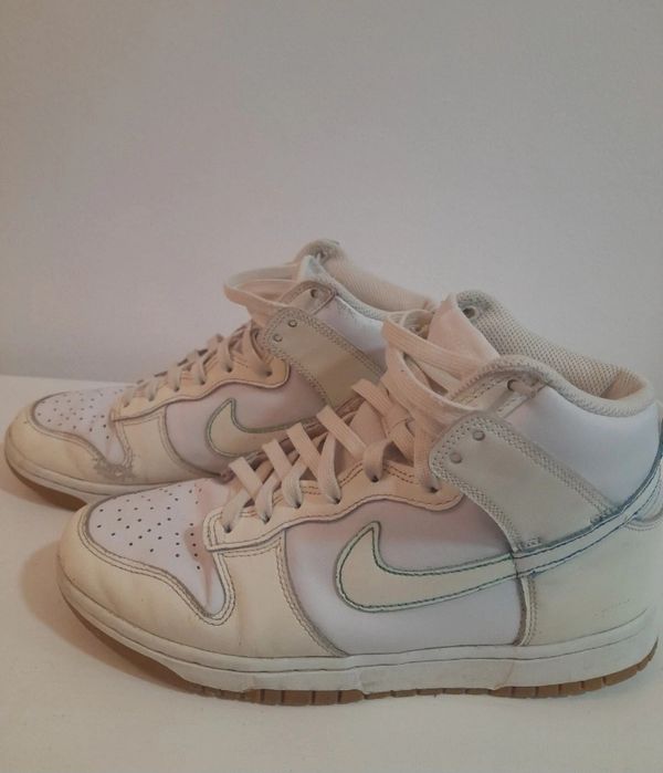 Nike Air Dunk high white/sail gum med brown