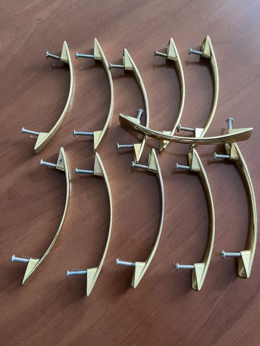 Ручки мебельные золото