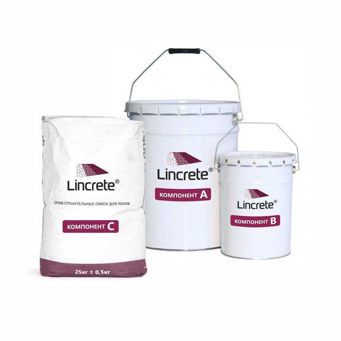 LINOLIT LINCRETE SL2 серый химстойкое цементное наливное покрытие пола