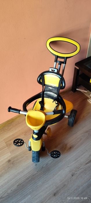 Триколка Beep Me! (жълта) с родителски контрол – Отлично състояние