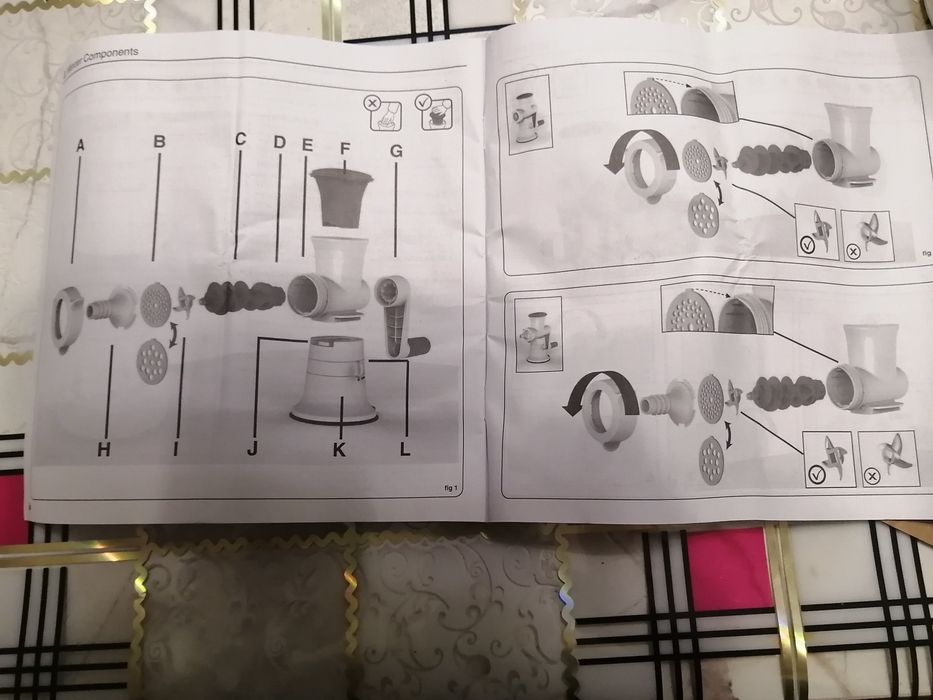 Мясорубку настольная