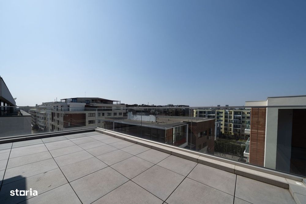 Herastrau, penthouse cu  3 camere mobilat integral Rovere