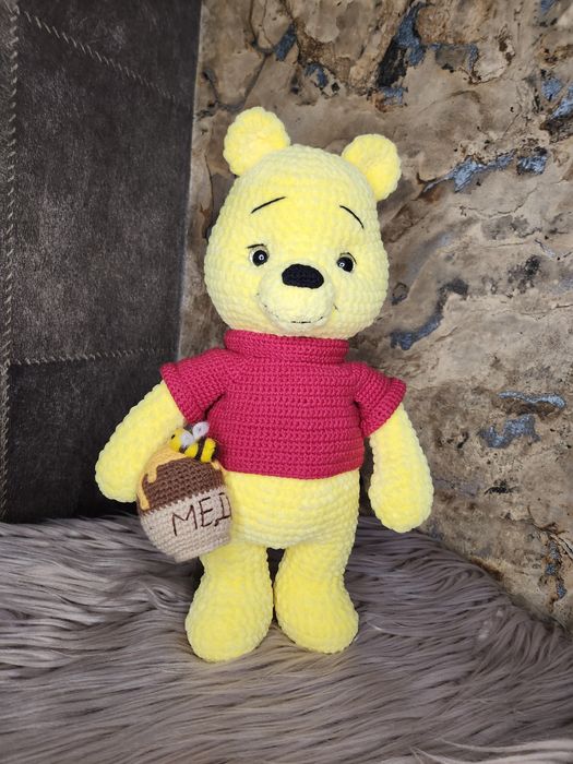 Плетена играчка  Мечо Пух