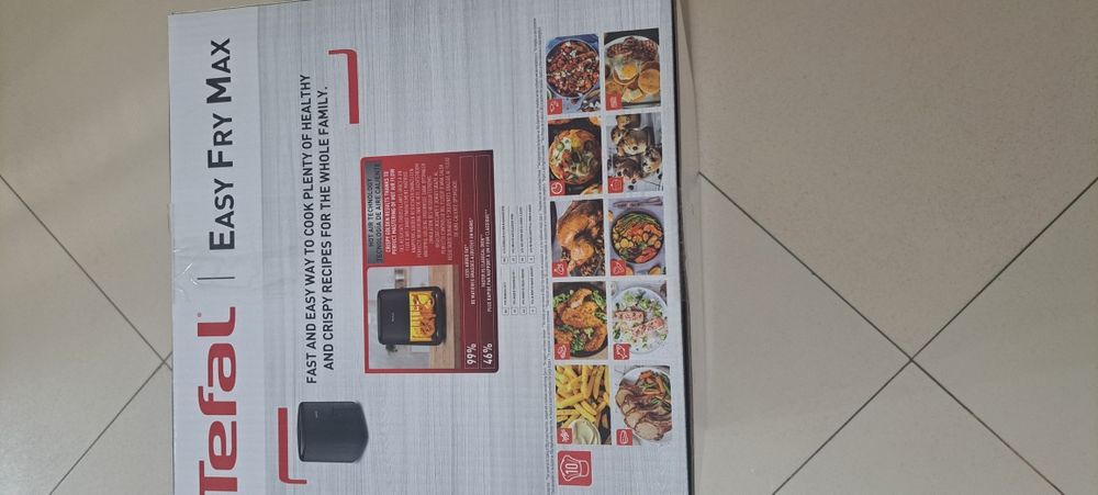 Friteuza cu aer cald Tefal Easy Fry Max EY245310, capacitate 5L, 1500