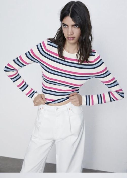 Блуза с дълъг ръкав Zara