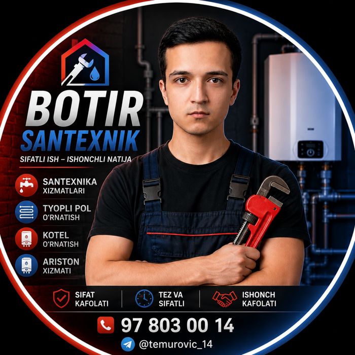 Santexnika xizmatid sifat va ishonch siz bilan birga