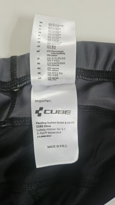 Echipament ciclism Cube Blackline WLS + B'TWIN Racing Team, mărimea L