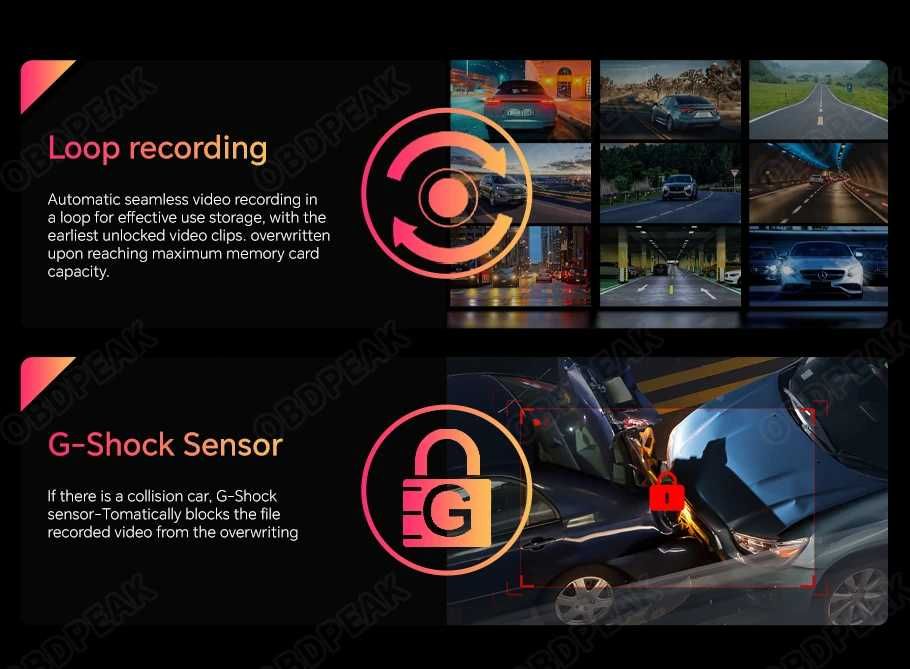 Универсална мултимедия с 4K предна + Full HD задна камера + GPS Модул