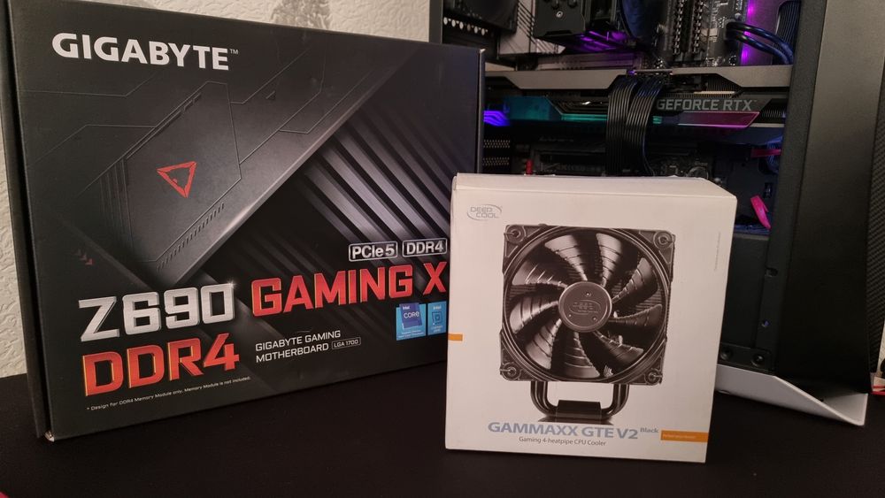 i5-12600K + Gigabyte Z690 Gaming X + 16GB Corsair. Идеал + Коробки