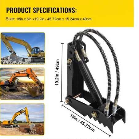 Dispozitiv prindere pietre Excavator