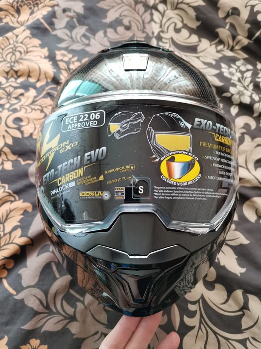 Каска за мотор Scorpion Exo-Tech Carbon Evo