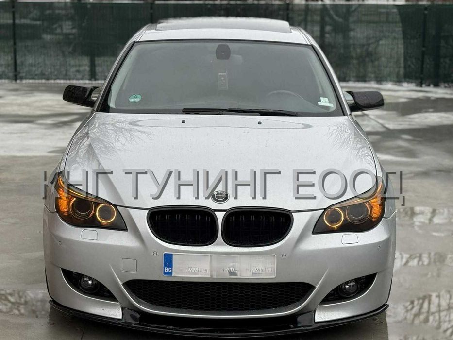 Преден лип спойлер за бмв е60 е61 м5 / добавка за предна броня / bmw e60 e61 m5 lip / нож