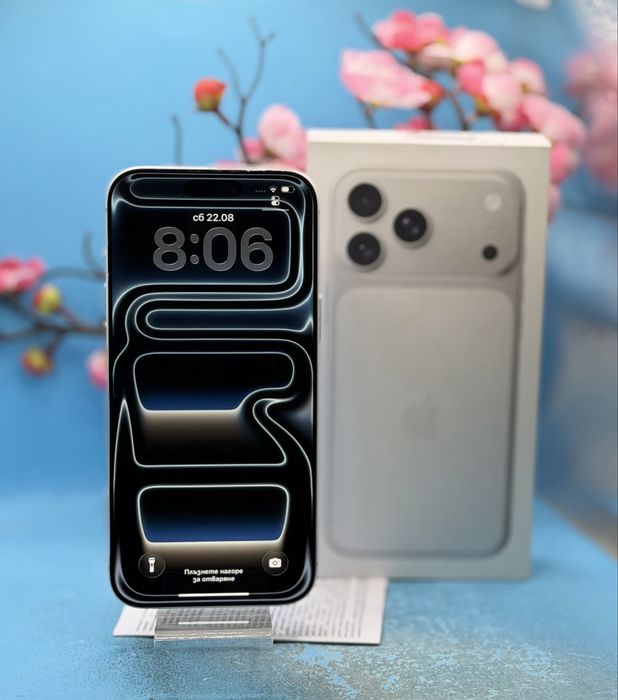 ГАРАНЦИОНЕН!!! Apple iPhone 17 Pro Max, 256GB, 5G, Silver