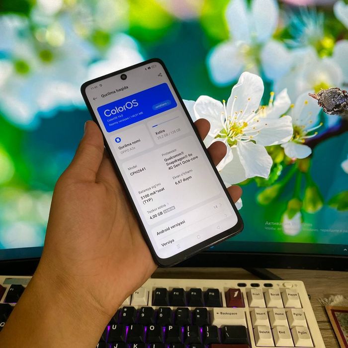 Oppo A3x 128/8 snapdragon