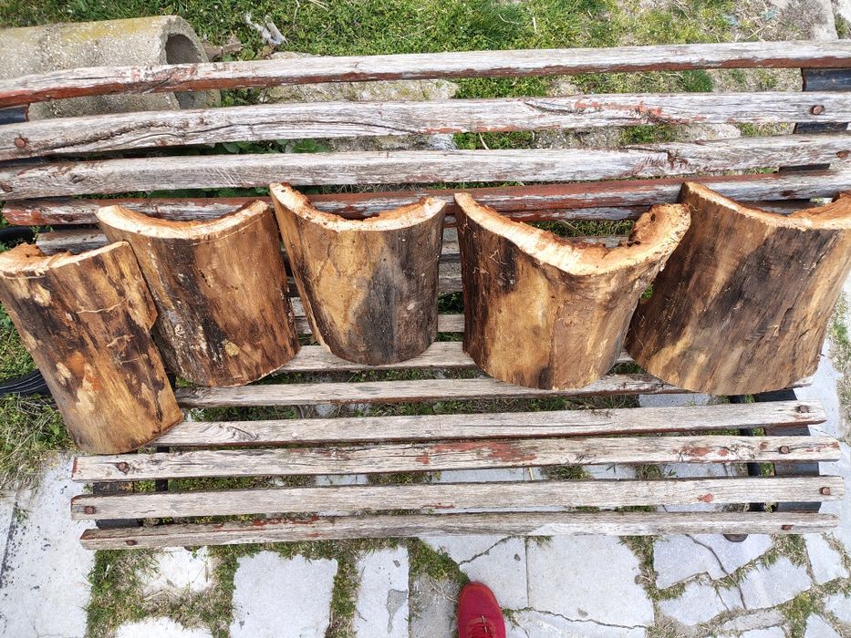 Дървени лица (коруби) и цели маски .Сурвакарски/кукерски