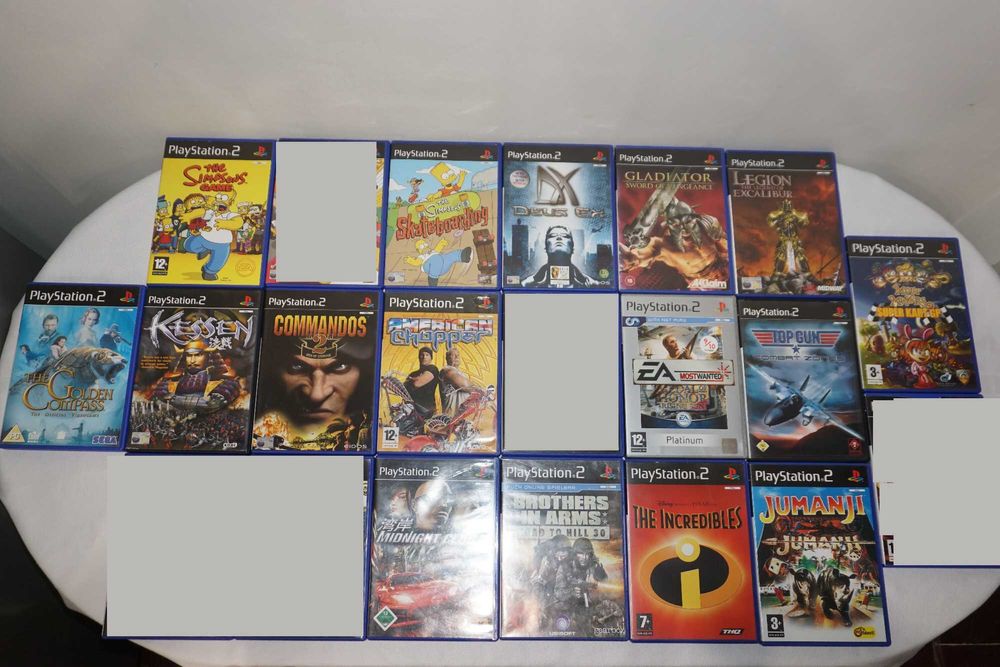 Лот от 254 игри за PS2 God Of War 2/Okami/Crash/GTA San Andreas/