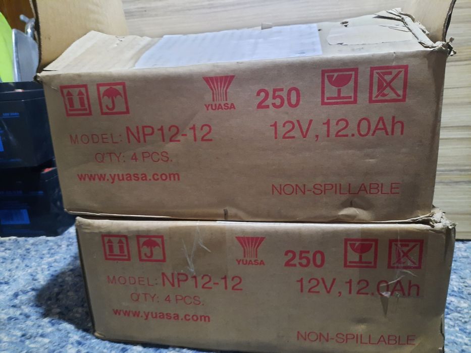 Акумулаторна батерия YUASA NP12-12 12Ah/12V
12V – 12Ah