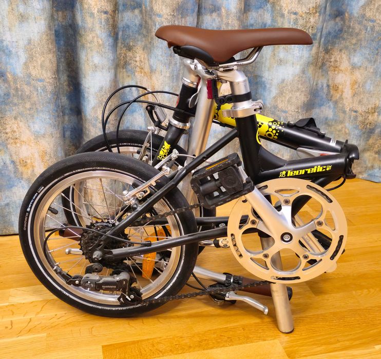 Bicicleta Pliabila, Pegas Teoretic 7S, Negru stelar