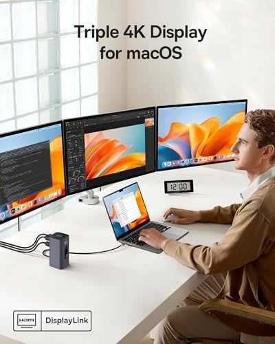 Нова Baseus USB-C докинг станция 11 в 1, 3x HDMI 4K 100W PD за MacBook