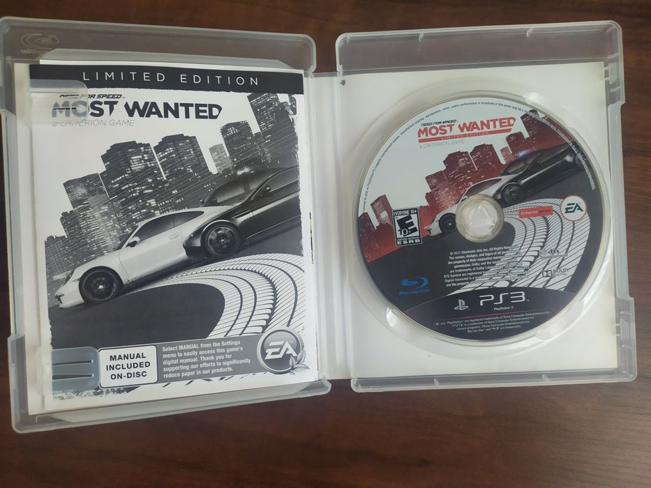 Disk Need for speed Most wanted Limited edition
