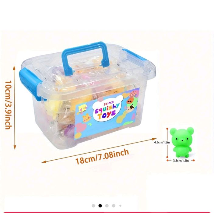 Set Jucării Squishy – Noi, Sigilate | 36 figurine + Squishy Dumplings |
