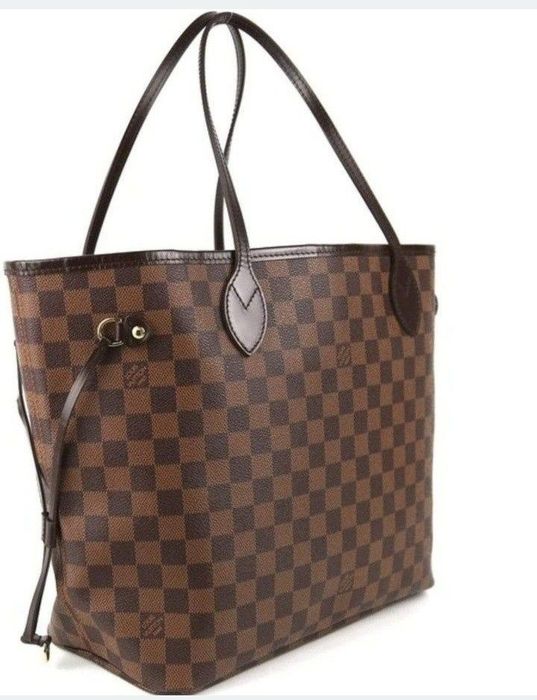 Geanta damă Louis Vuitton Neverfull,piele naturala,card,certificat,sac