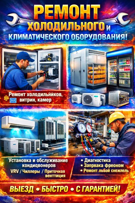Ремонт холодильного оборудования