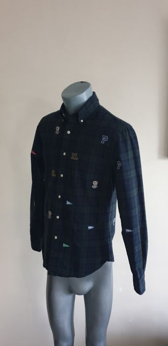 POLO Ralph Lauren Slim Fit Plaid Oxford Cotton  M ОРИГИНАЛ! Мъжка Риза